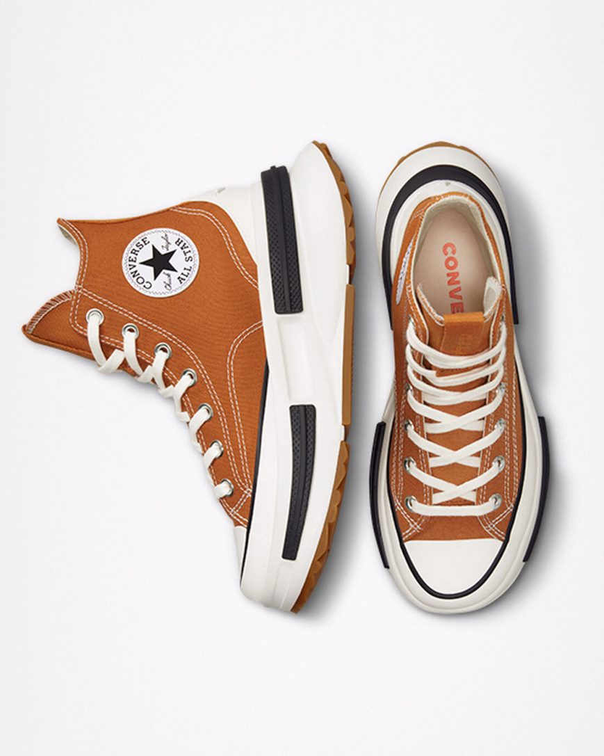 Men's Converse Run Star Legacy CX High Top Shoes Brown / Black | AU 605C9X